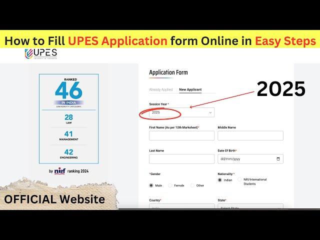 How to fill upes Dehradun Form Online in 2025 | Upes Dehradun application form filling 2025 |