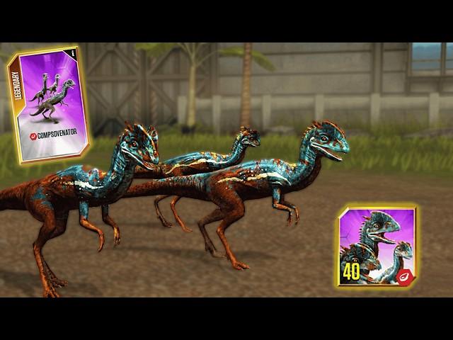 NEW HYBRID COMPSOVENATOR UNLOCKED X3 MAXED || JURASSIC WORLD THE GAME