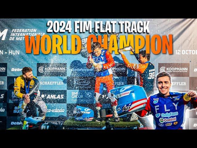 Winning the 2024 FIM Flat Track World Championship