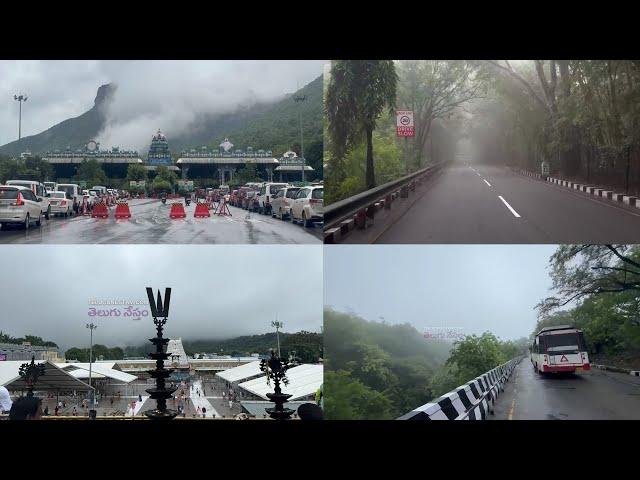 A Complete Tirumala Ghat Road Trip On A Rainy Day