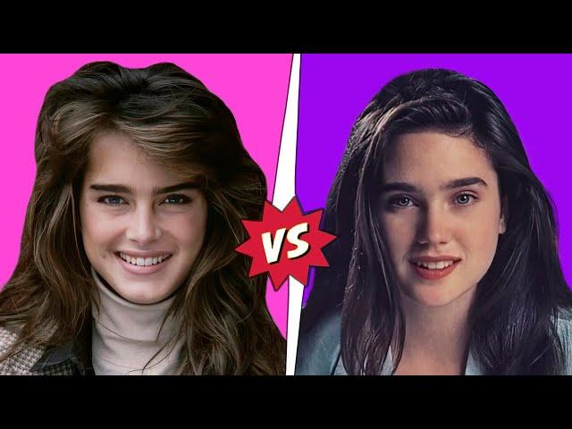 Brooke Shields vs Jennifer Connelly - Through the Years (Face Morph Transformation - 1982 -2024...)