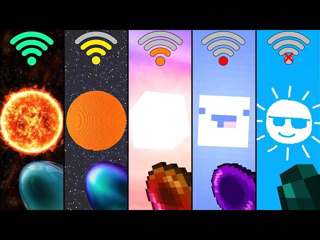 sun with different Wi-Fi in minecraft