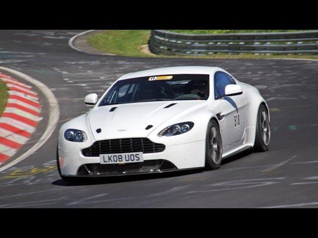 Aston Martin V8 Vantage N24 - Acceleration SOUNDS!