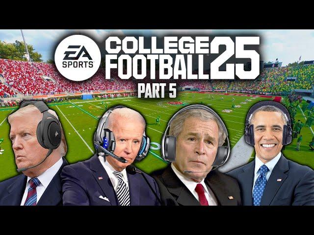 US Presidents Play College Football 25 (Part 5)