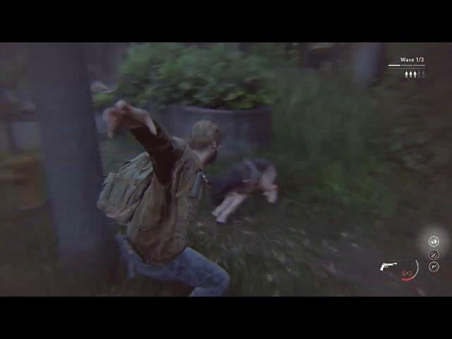 Rare dog takedown animation in TLOU2 remastered (Warning dog lovers)