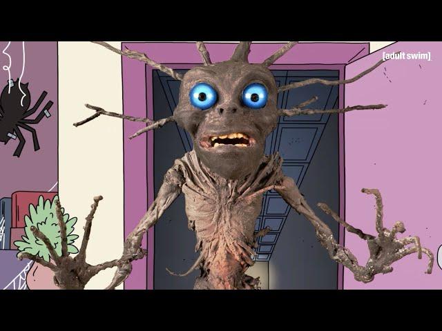 The Forest Demon Crashes The Halloween Party | SMILING FRIENDS | adult swim