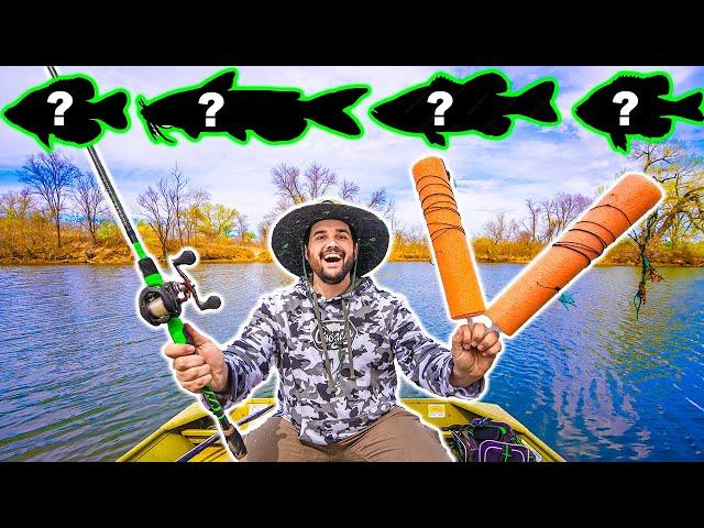 Catching and Cooking EVERY SPECIES in the POND!!! (MULTI-SPECIES CHALLENGE)