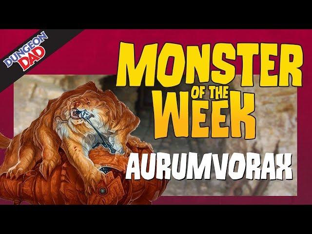 A Favourite From Classic D&D - Aurumvorax - Monster of the Week - Dungeons & Dragons [D&D]