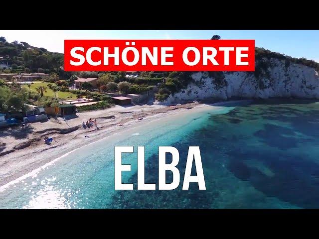 Insel Elba, Italien | Reise, Strand, Tourismus, Meer, Landschaften | 4k-Video | Elba von Drohne