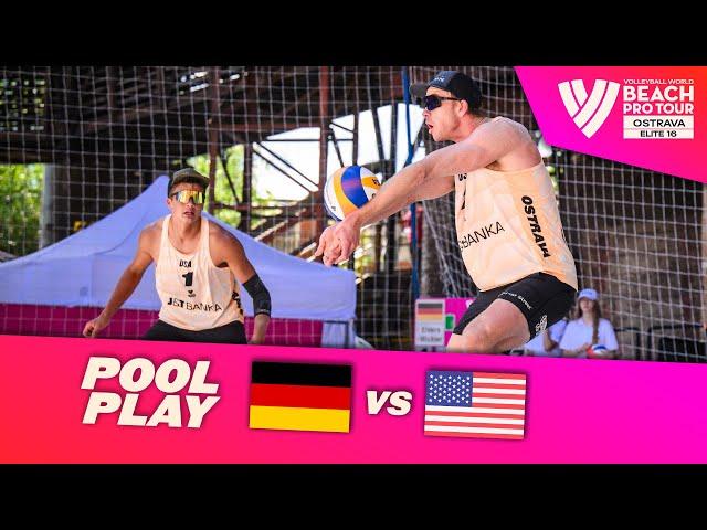 Ehlers/Wickler vs. Partain/Benesh - Pool Play Highlights | Ostrava 2024 #BeachProTour