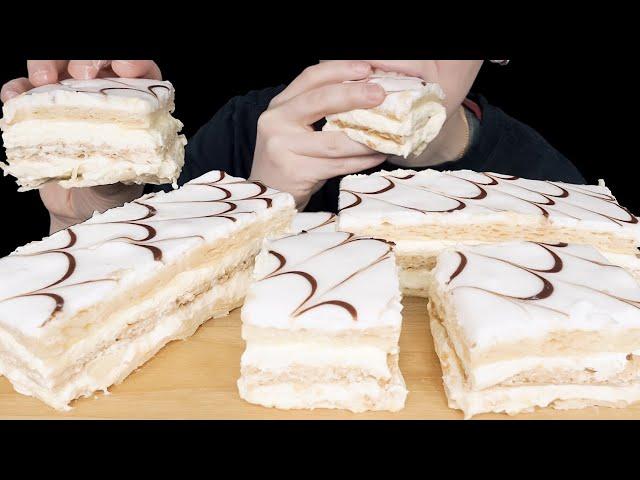 ASMR Napoleon Pastry Dessert Mukbang (Mille-Feuille) *Soft Eating Sounds | VNM ASMR