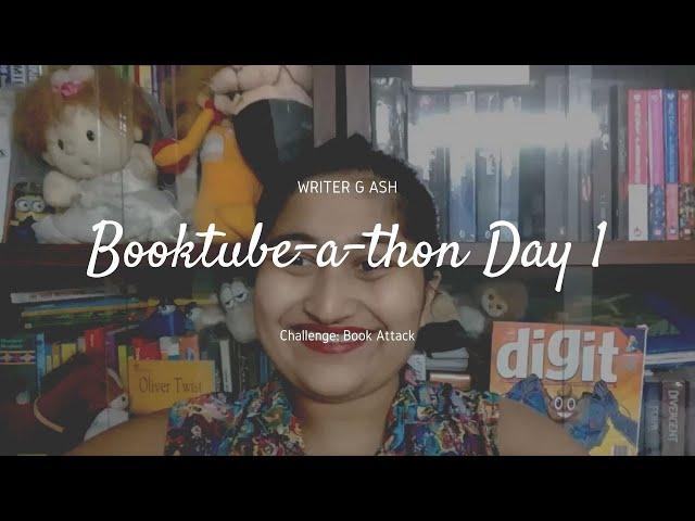 Booktube-a-thon Day 1 Challenge: Book Attack