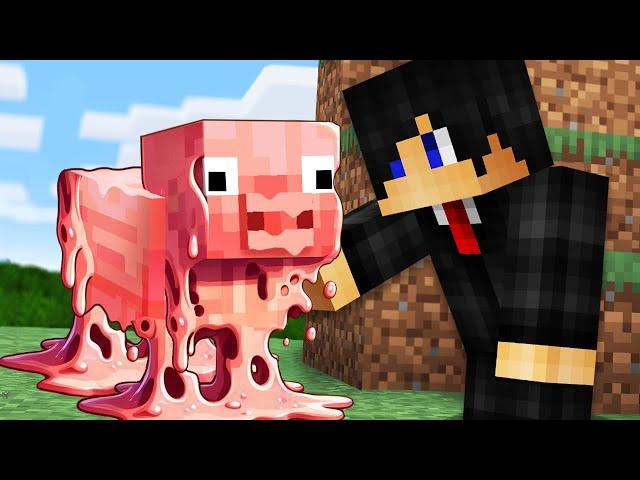 Minecraft but Everything I Touch MELTS...