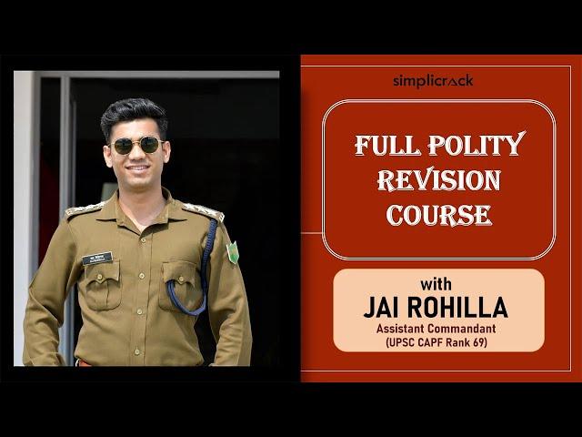 Complete Polity Revision in One Video I SSC CHSL CGL CPO MTS Simplicrack