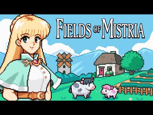 Rebuilding an Earthquake Ravaged Town in this Nostalgic Farming Game!! - Fields of Mistria (Demo)