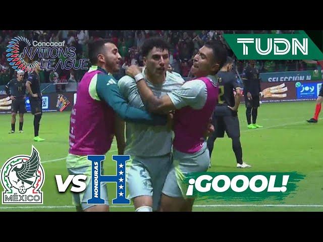 ¡REMONTADA! Golazo de Jorge Sánchez | México 3-0 Honduras | CONCACAF Nations League 2024 | TUDN