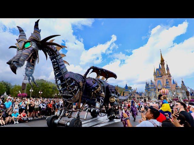 Disney Festival of Fantasy Parade at Magic Kingdom - FULL SHOW in 4K | Walt Disney World March 2022