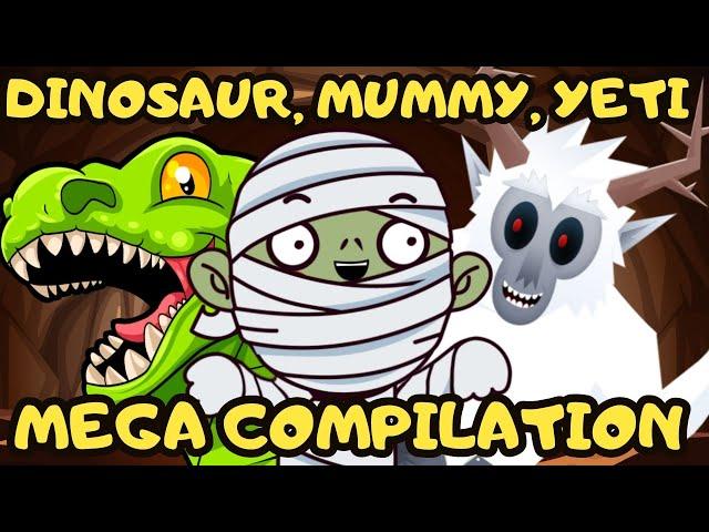 Best Monster Hunts | Mummy, Dinosaurs, Yeti and Dragon Mega Compilation