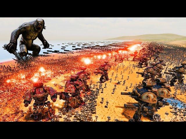 EVERY SPACE MARINE vs 3,000,000 Beastmen & Giants - Ultimate Epic Battle Simulator 2 (UEBS 2)