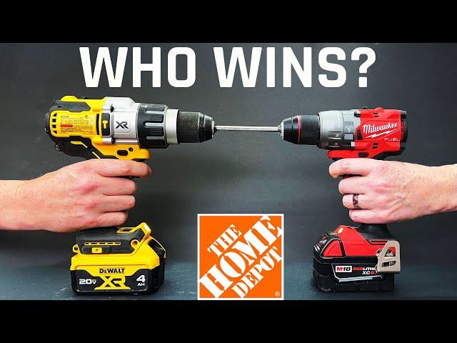 Testing the BEST DRILLS at Home Depot: Milwaukee, Makita, DeWalt, Ryobi, Ridgid