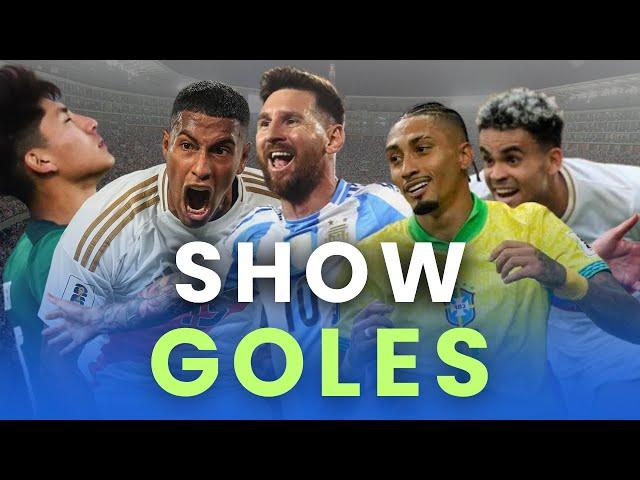 TODOS LOS GOLES(Tomas de diferentes ángulos)| FECHAS 9-10 | ELIMINATORIAS SUDAMERICANAS