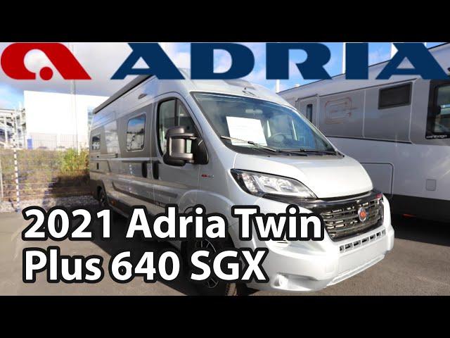 Adria Twin Plus 640 SGX 2021 Camper Van 6,36 m