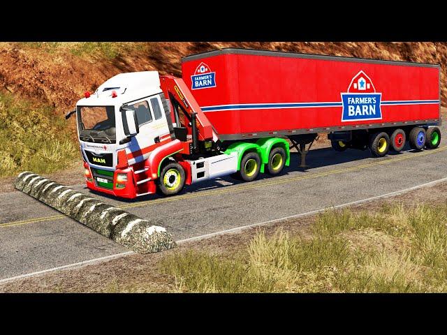 Trucks vs Speed Bumps #42 | BeamNG.DRIVE