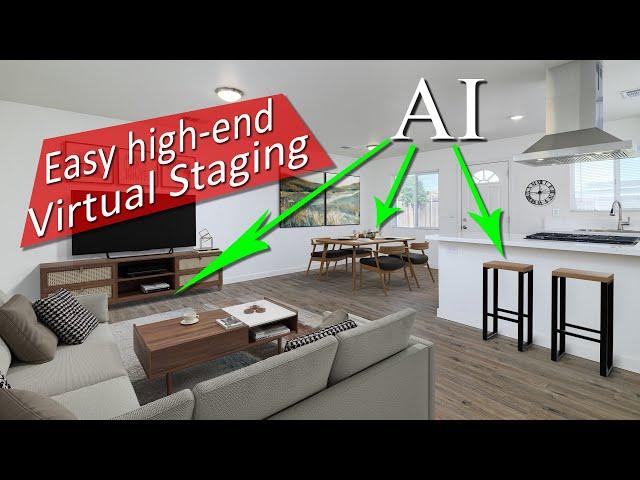 Easy High-End Virtual Staging