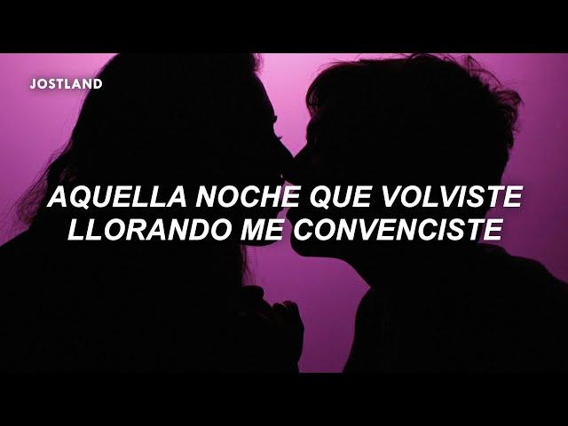 aquella noche que volviste llorando me convenciste, que tu no querías hacerme daño (Letra/Lyrics)