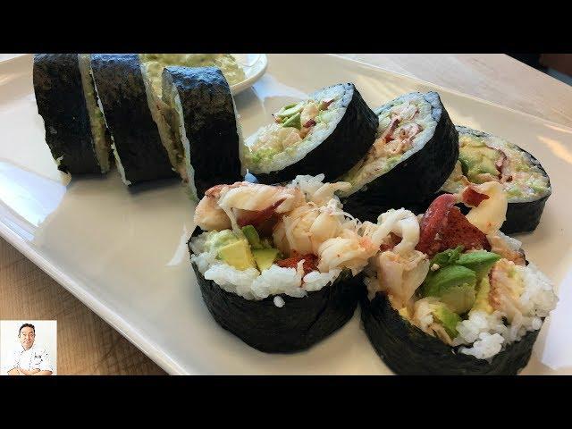 GRAPHIC: LIVE Maine Lobster Sushi Roll