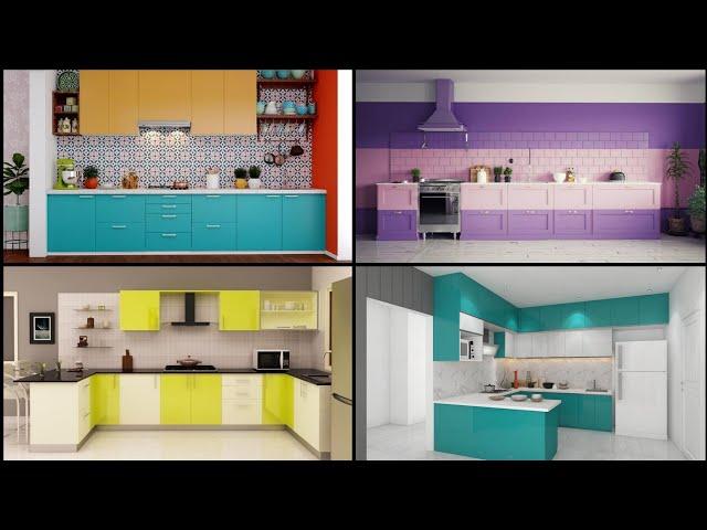 100 Modular Kitchen Color Combination Ideas 2022 || Modern Kitchen Cabinet Colour Combination Design