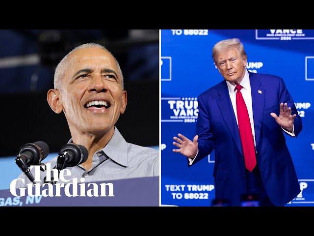 Obama pokes fun at Trump's town hall concert