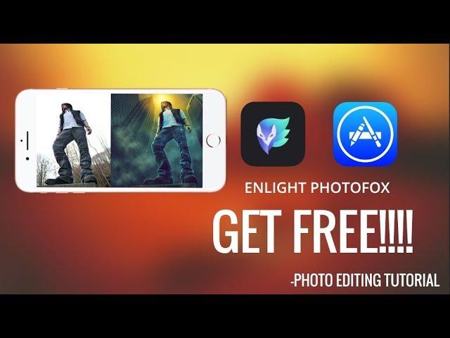 Download Enlight photofox free directly from appstore with photo editing tutorial .