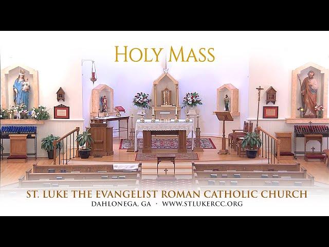 Wednesday of the Twenty-ninth Week in Ordinary Time -  5PM Adoration & 6PM Holy Mass