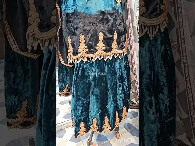  NEW DESIGNER MAKHMAL TILLA WORK DRESS WITH MP PASHMINA SHAWL  #shorts #viral #ytshorts