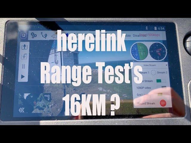 Herelink Digital FPV System Range Test's - 16km Possible ?