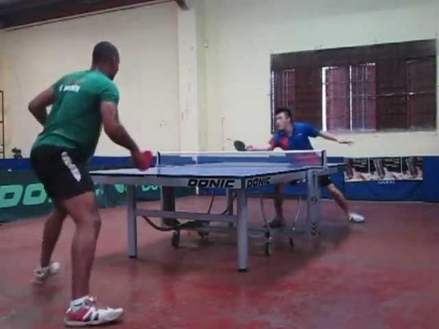 Kane Watson vs. Meijun Cai Table Tennis Match Kingston Jamaica