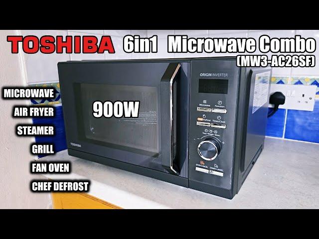 MIND-BLOWING 6-in-1 Air Fryer Microwave Combo - Toshiba Morandi Grey Microwave Oven