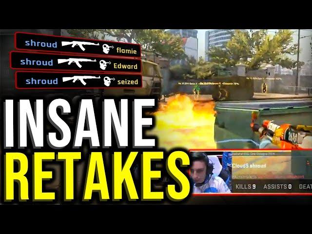 The Craziest Pro Retakes in CS:GO History!