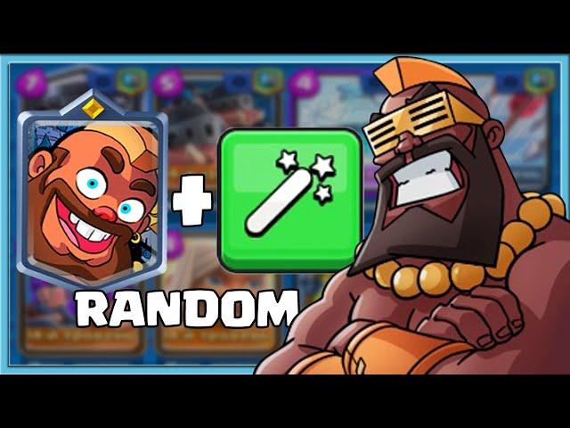  SUPER CHAMPION HOG CHALLENGE WITH RANDOM DECKS / Clash Royale