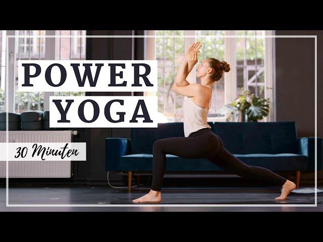 Power Vinyasa Flow | 30 Min POWER YOGA | Mittelstufe & Fortgeschrittene