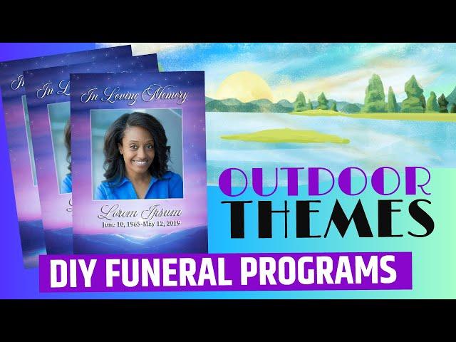 DIY Funeral Programs - DIY Funeral Program Templates