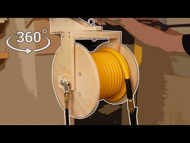 Air Hose Reel From Plywood | DIY w/ Free plans