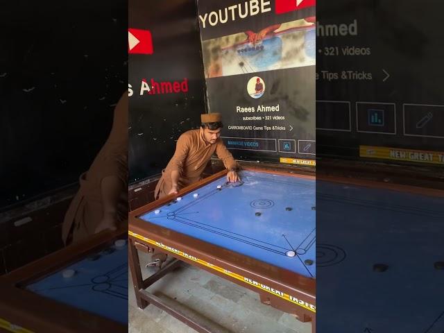 Practice match Carrom board Shah g ￼ Ahmed Bajwa