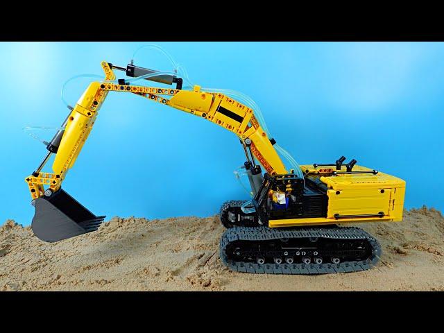 Building a Hydraulic Lego Excavator