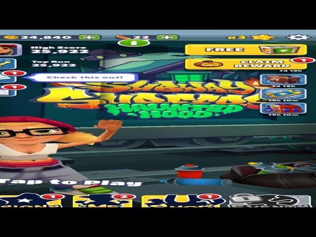 subway surf gameplay in android  || subway surf || subway surf game 2024|| #mrakashgaming.1m#subway