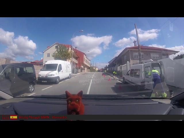 648 Driving Through SPAIN - Pontevedra - TOFIL World's Roads