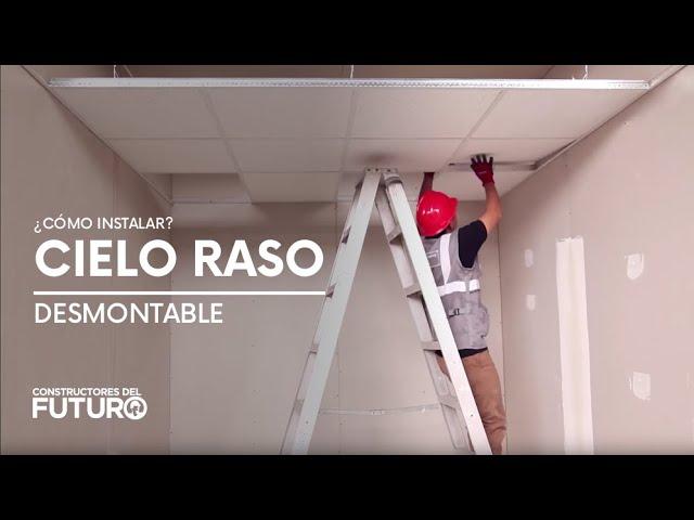 ¿Cómo instalar Cielo Raso desmontable?