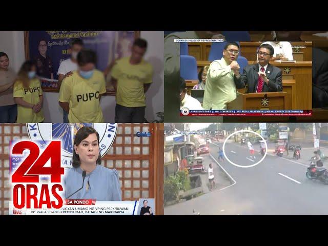 24 Oras: (Part 1) Pamamaril dahil sa sinitang videoke session at away-basketaball; Agawan..., atbp.