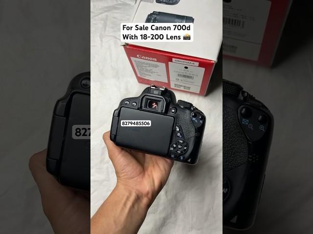 Canon 700d With 18 200 Lens | Second Hand Camera Market | Old Camera Market | Dslr Camera Market